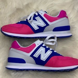 New Balance | Shoes | New Balance 574 Pink Blue | Poshmark